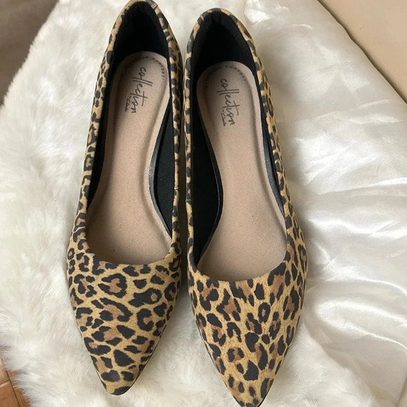 Clark’s Linvale women shoe,NEW,kitten heel,leopard,suede,career,event,comfy, - Picture 3 of 8